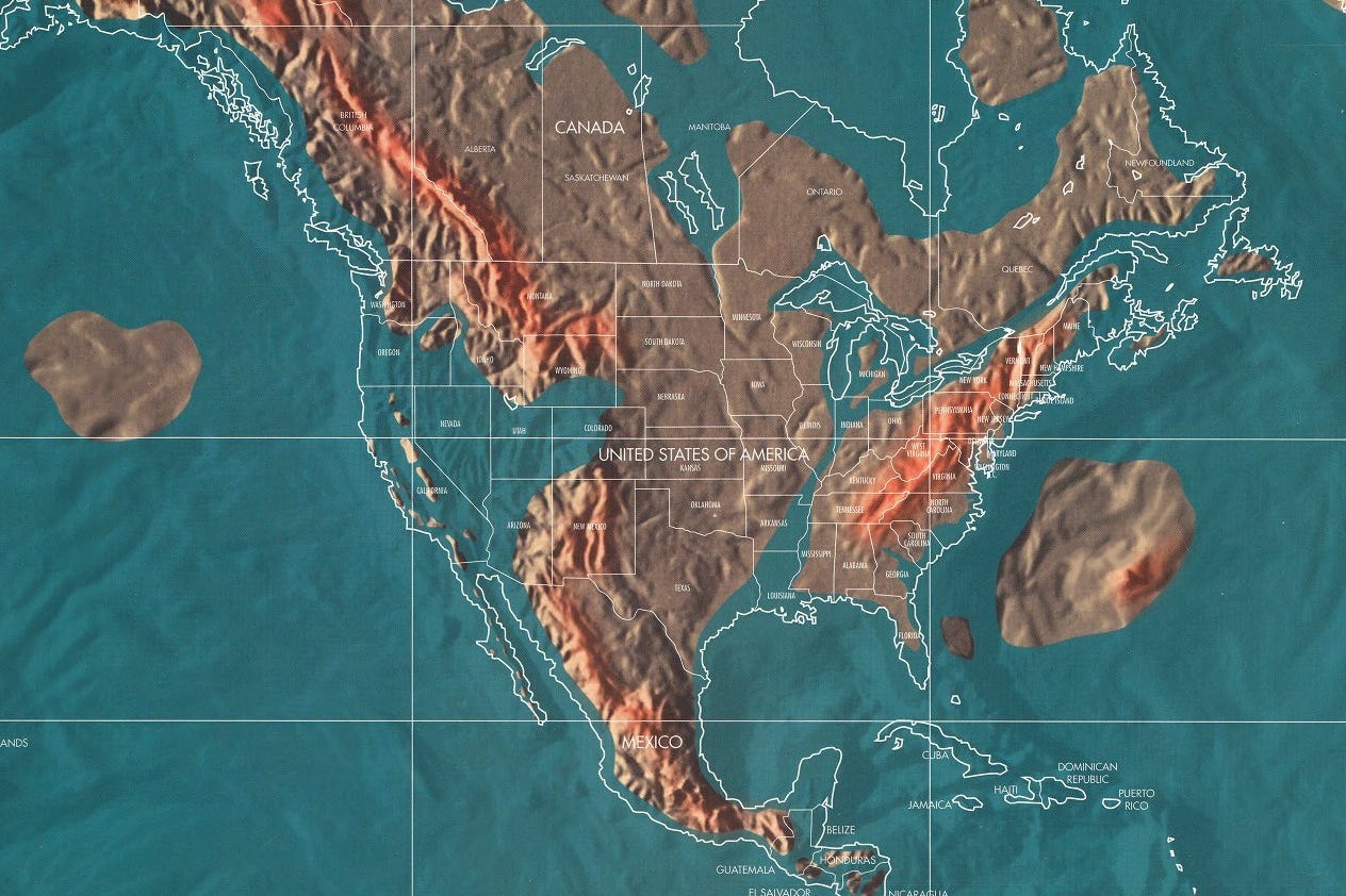 Possible Future Map of North America